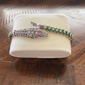 Crystal snake bracelet